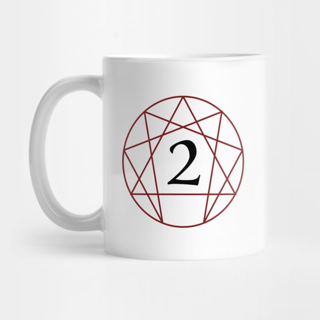 Enneagram Two - The Helper (Number Only) by enneashop